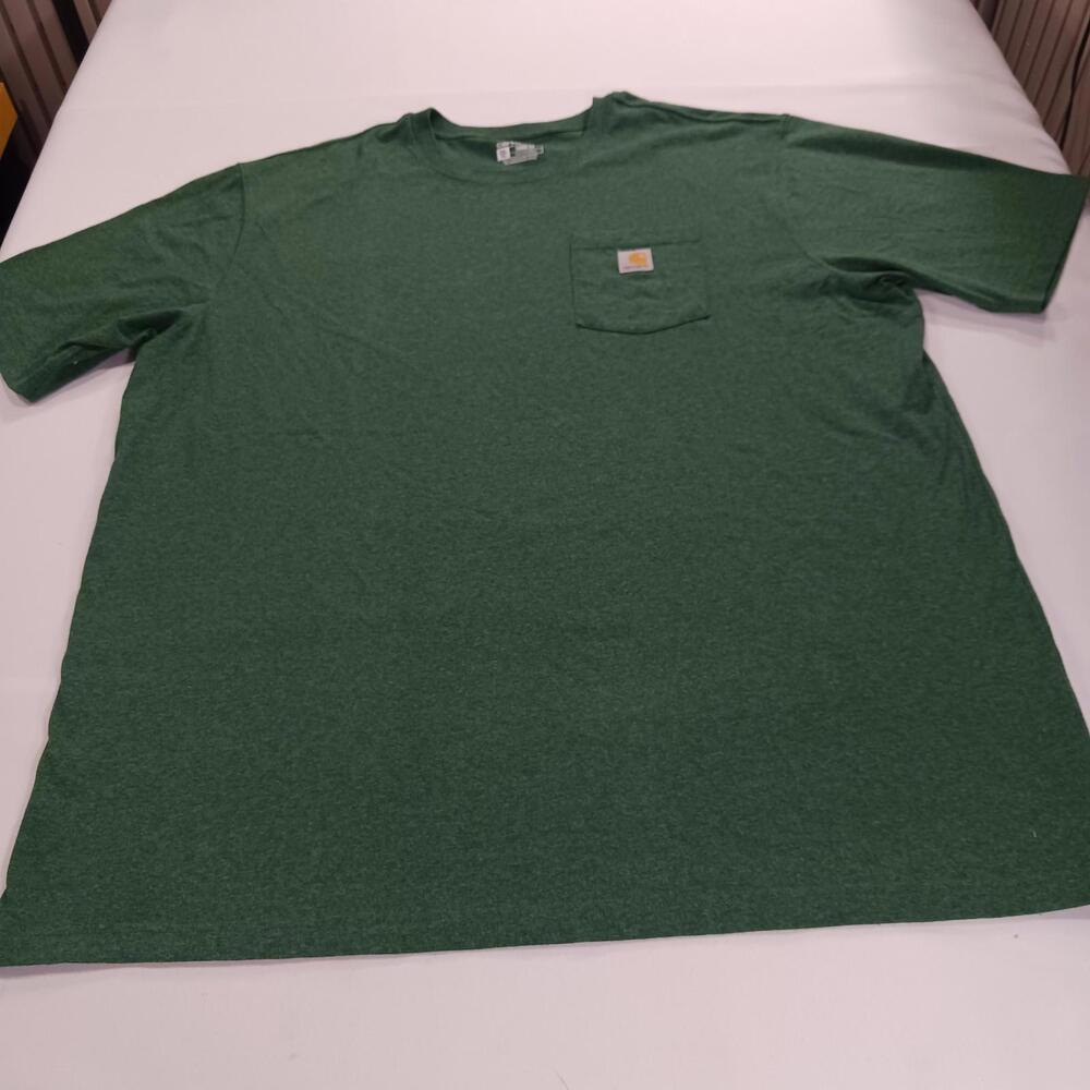 Carhartt K87 G55 Loose Fit Heavyweight Men's 2XL Tall Green Short Sleeve T-Shirt